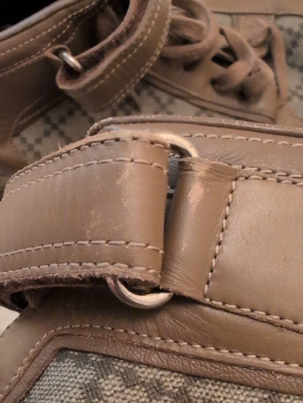Gucci Men’s Brown 83 High-Top Sneakers Size EU 41 US 7.5 - Picture 11 of 12